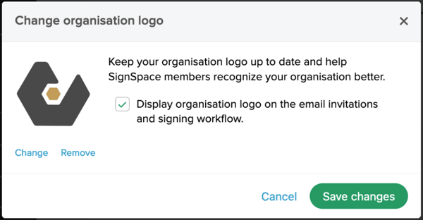 Create a brand-specific user experience for signing